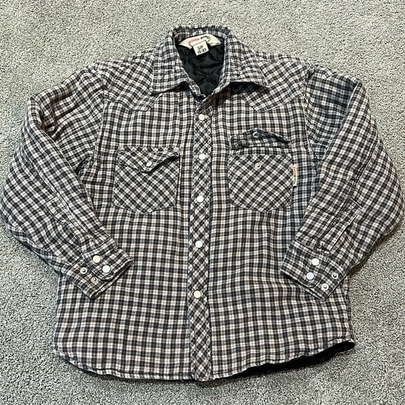 (20) work king flannel insulated jacket - Picture 1 of 3